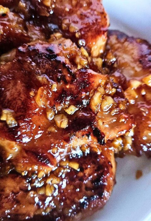 sticky honey garlic chicken