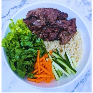 Vietnamese Beef and Rice Noodle Salad