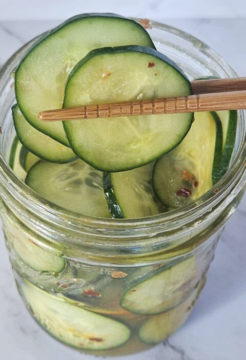 spicy pickled cucumbers