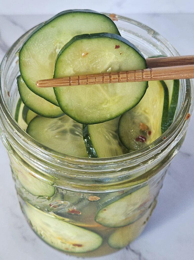 spicy pickled cucumbers