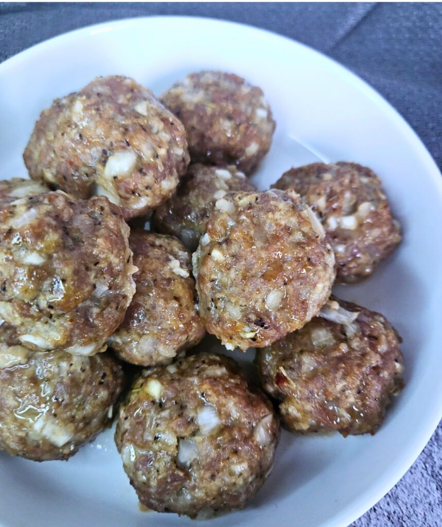 italian sausage meatballs-min