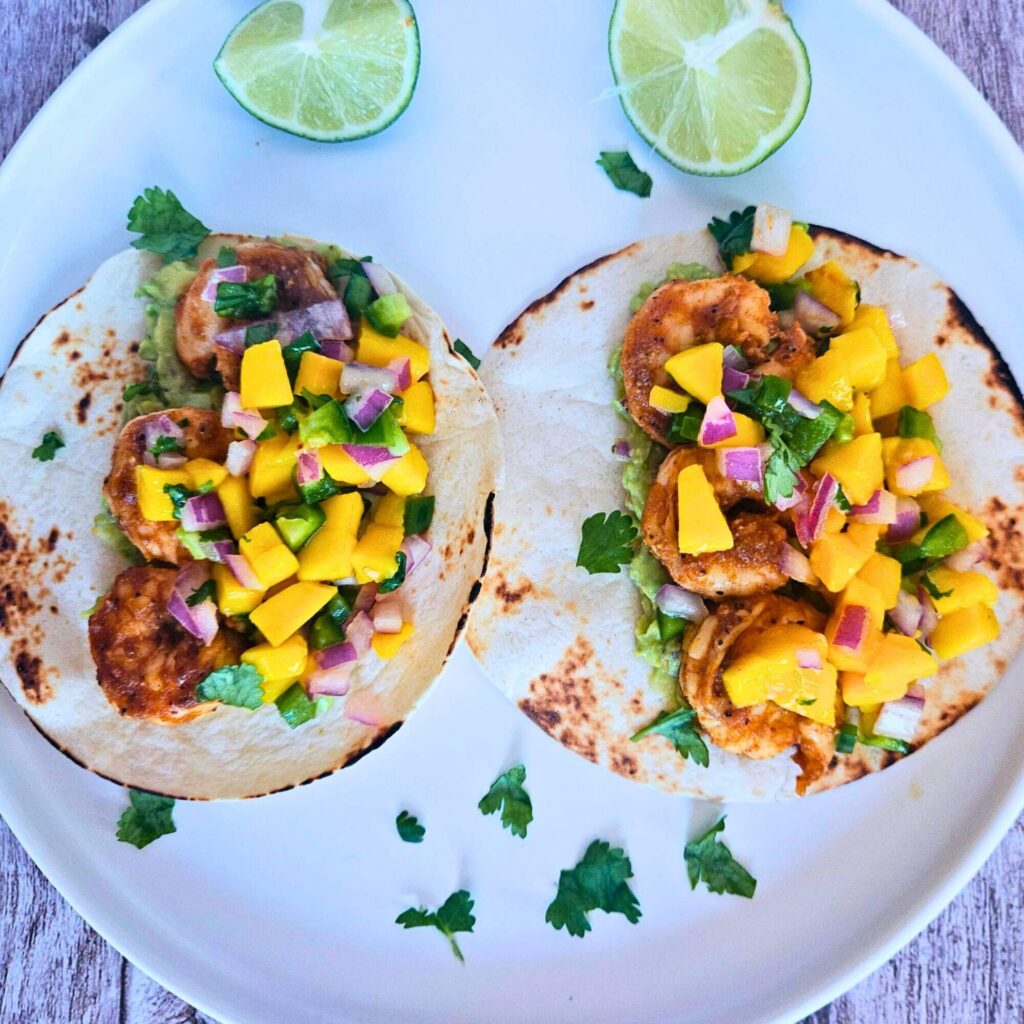 Honey Lime Shrimp Tacos 7