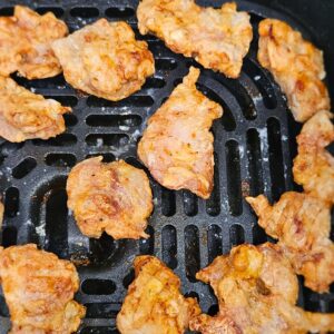 Korean Fried Chicken after being air fried.